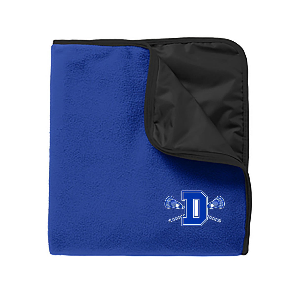 Division Avenue Lacrosse Fleece & Poly Blanket