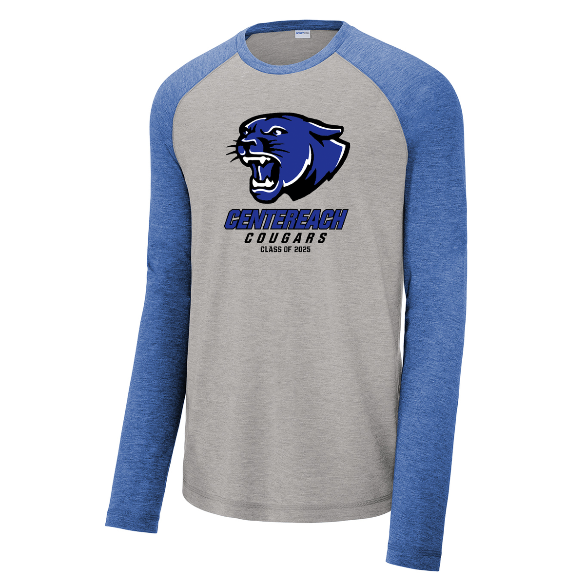 Centereach High School Long Sleeve Raglan CottonTouch