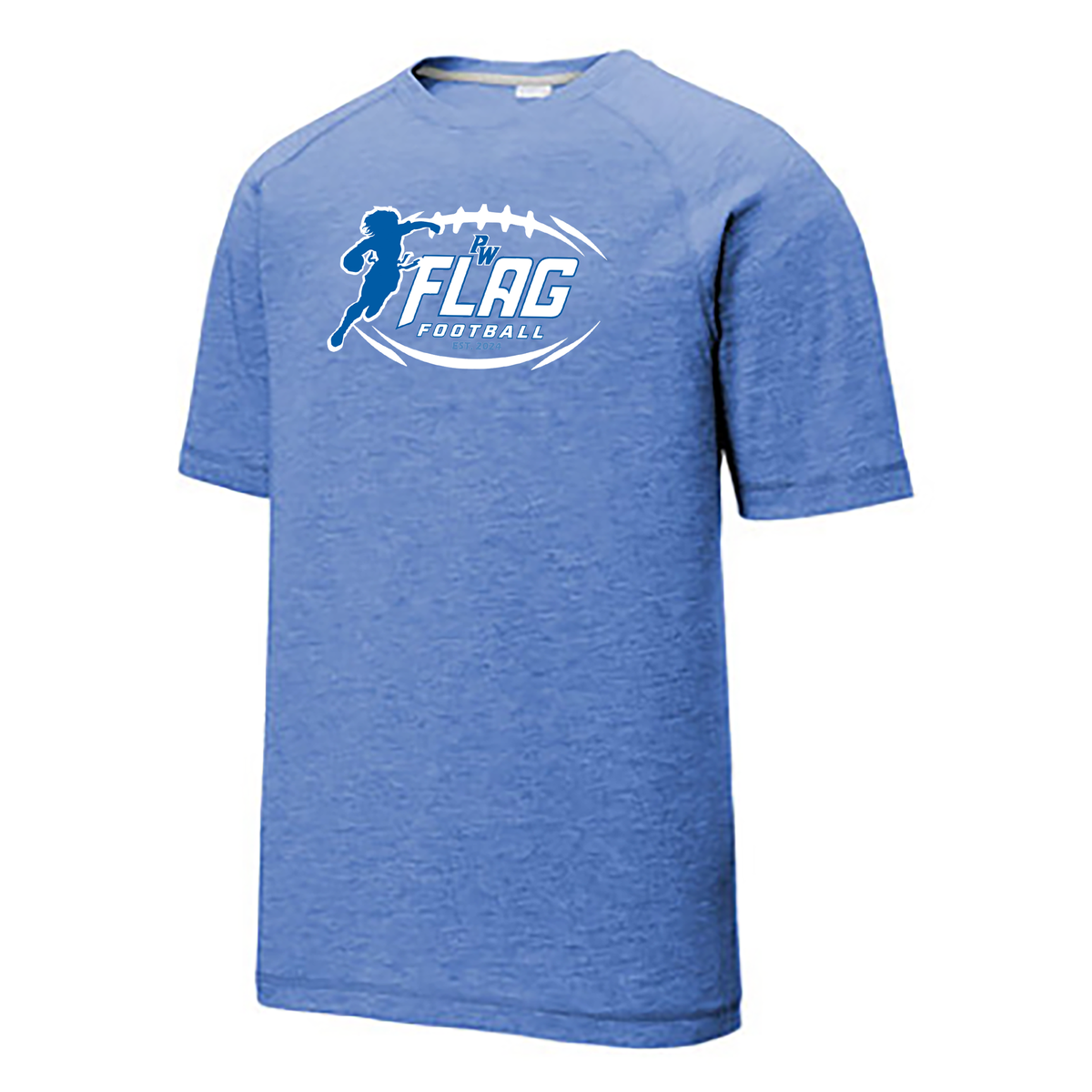 Port Washington Flag Football Raglan CottonTouch Tee