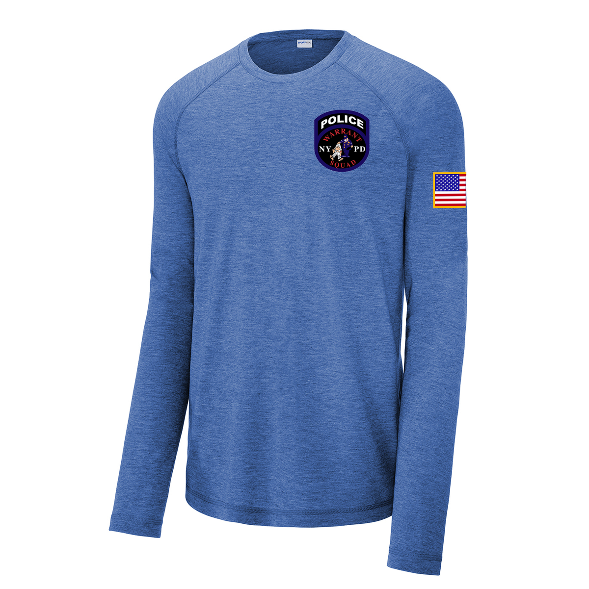 NYPD Warrant Section Long Sleeve Raglan CottonTouch