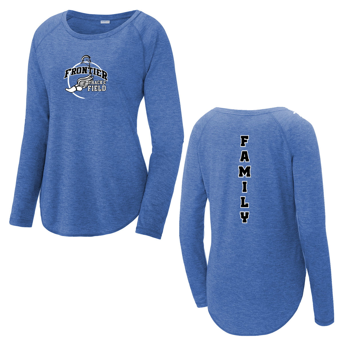 Frontier Track & Field Women's Raglan Long Sleeve CottonTouch