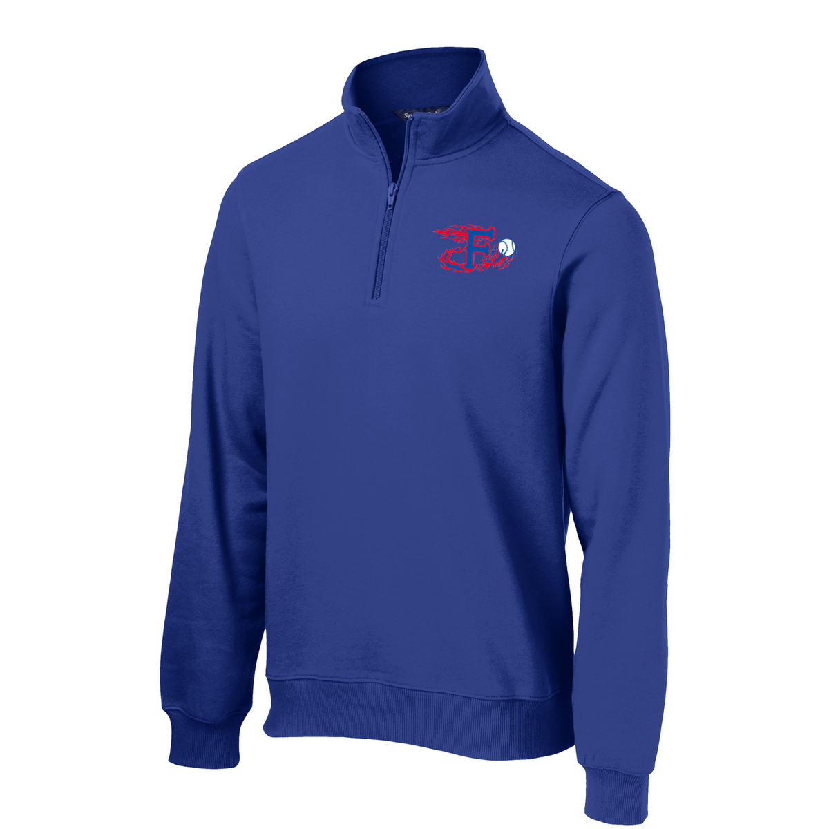 Farming Flames Baseball 1/4 Zip Fleece