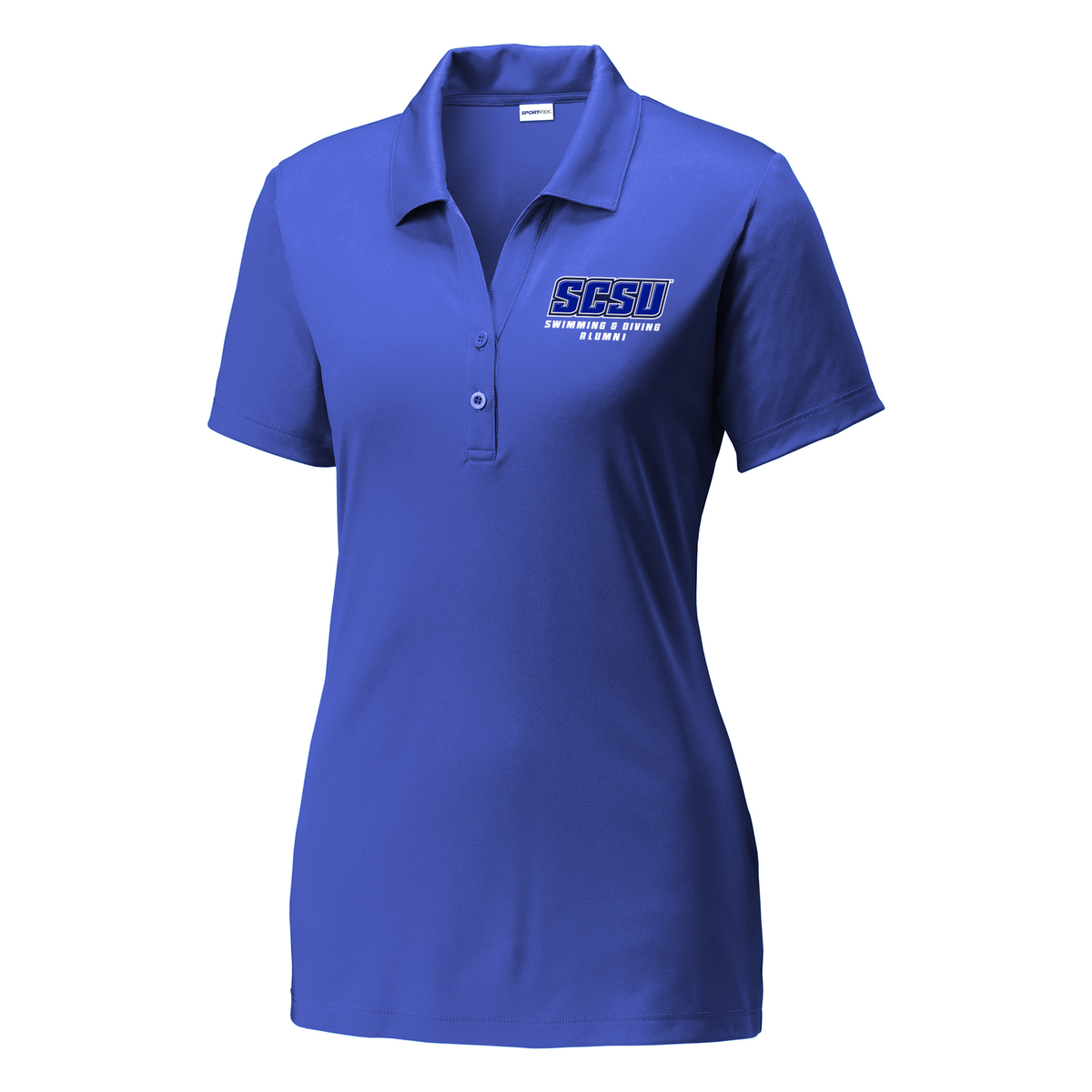 SCSU Swim and Dive Ladies Micropique Sport-Wick Polo
