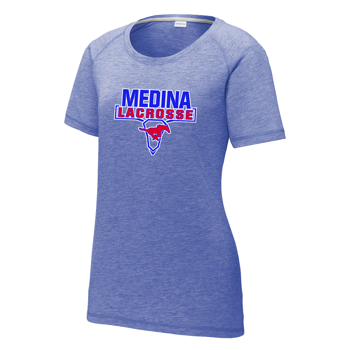 Medina Mustangs Lacrosse Women's Raglan CottonTouch