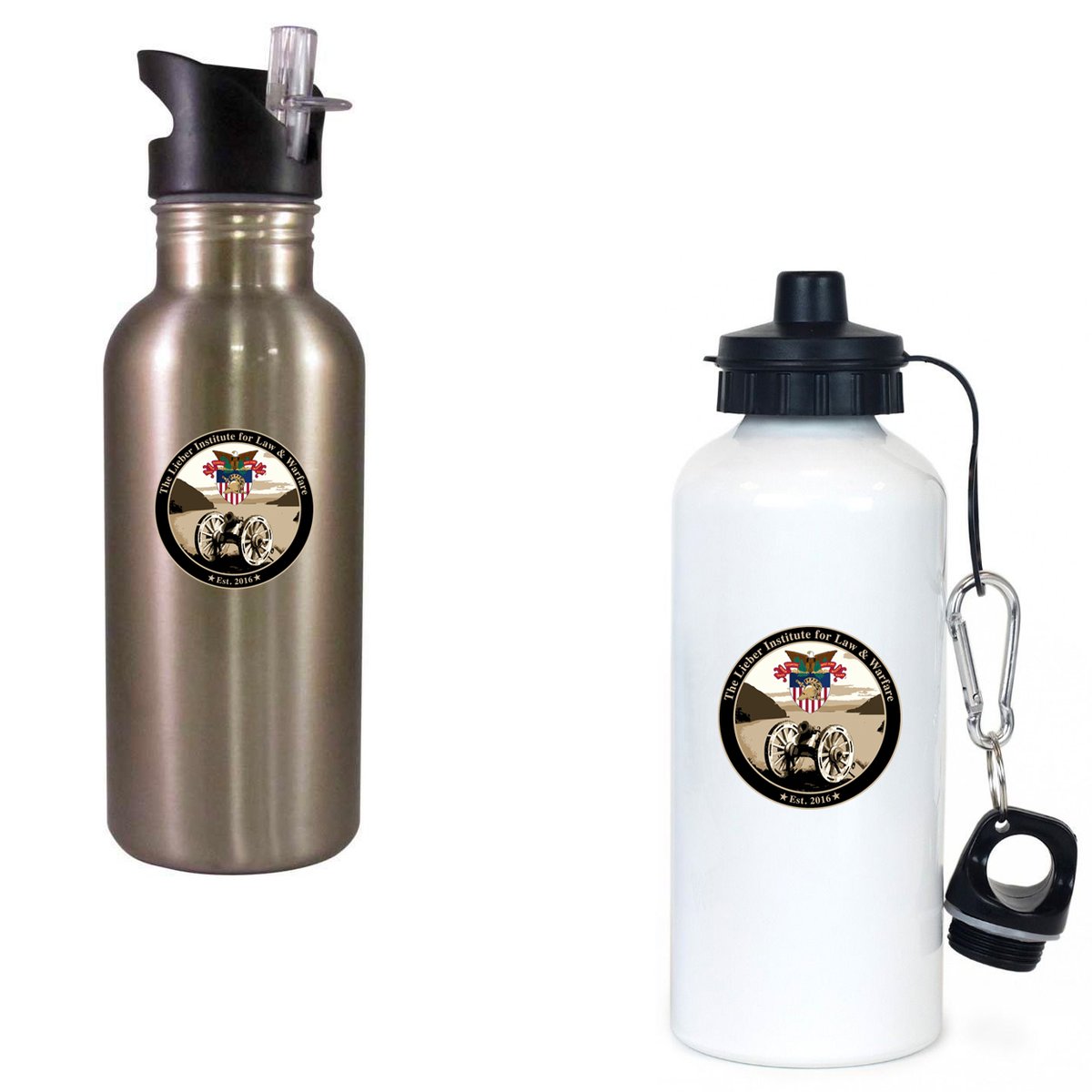 USMA Lieber Institute Water Bottle - Circle Logo
