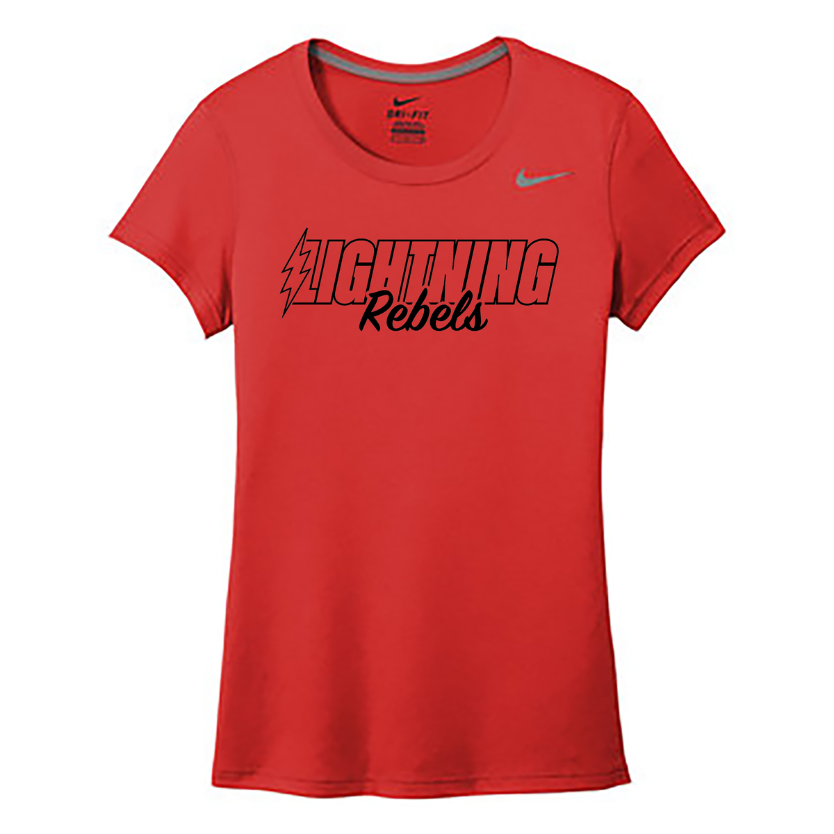 Rebels 32 Lightning Nike Ladies Team rLegend Tee