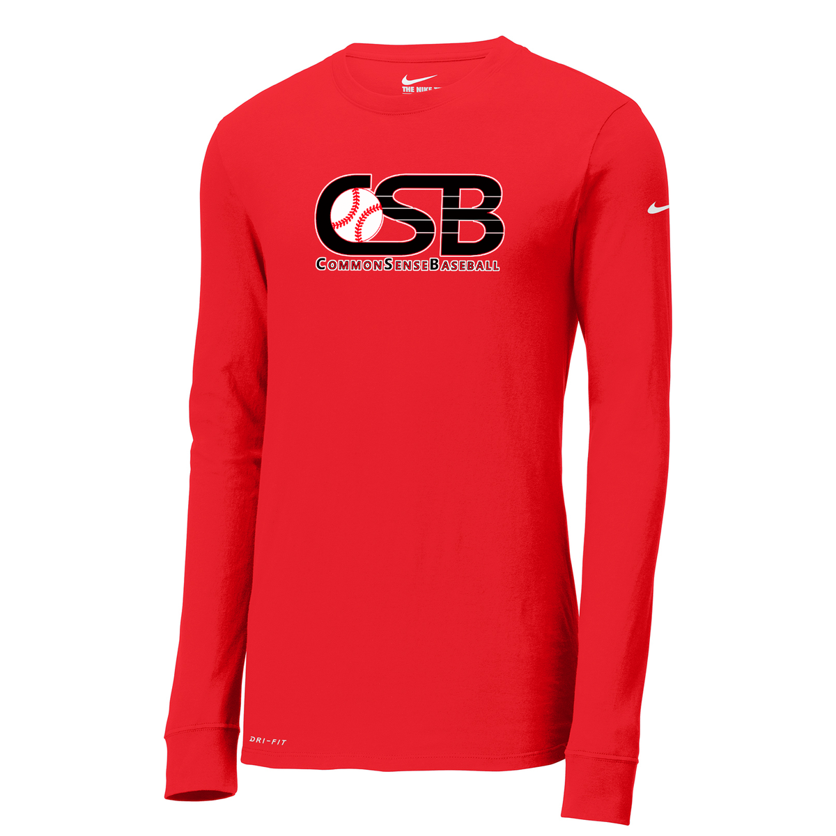 Common Sense Baseball Nike Dri-FIT Long Sleeve Tee