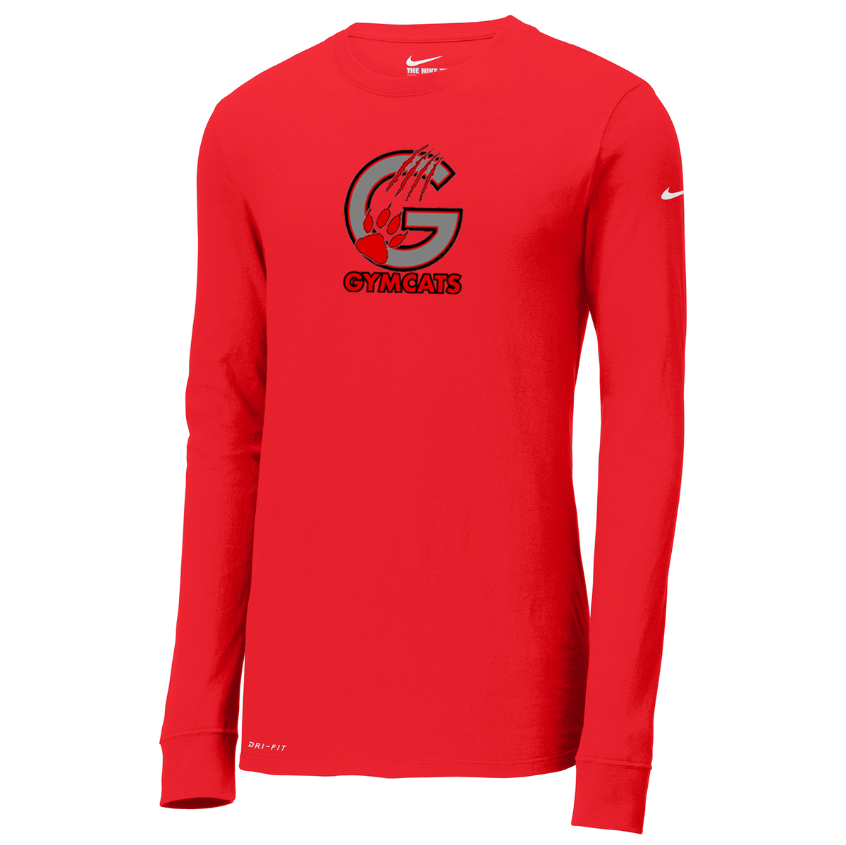 Gymcats Gymnastics Nike Dri-FIT Long Sleeve Tee