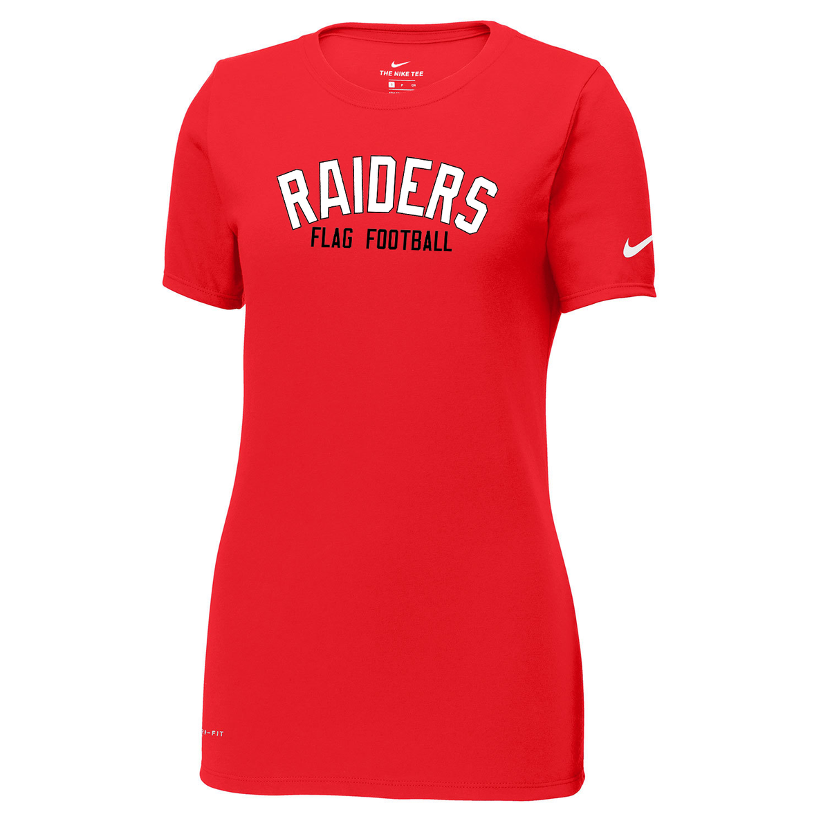 PM Raiders Flag Football Nike Ladies Dri-FIT Tee