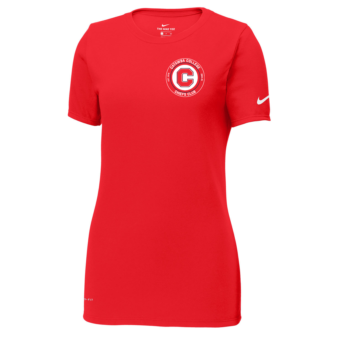 Catawba College Chiefs Club Nike Ladies Dri-FIT Tee