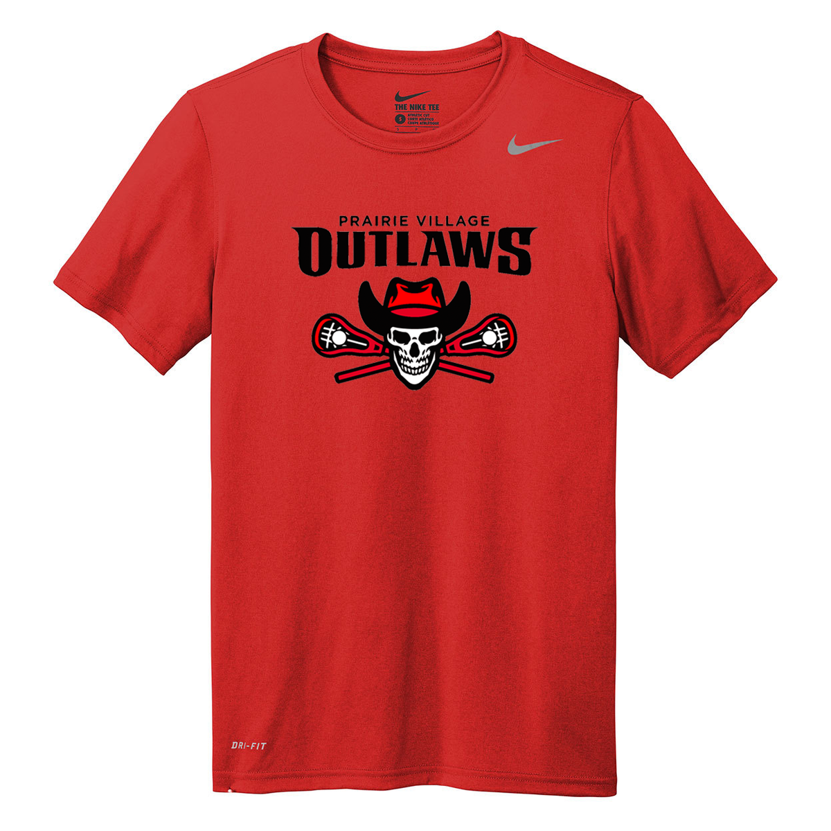 Prairie Village Outlaws Lacrosse Nike Legend Tee