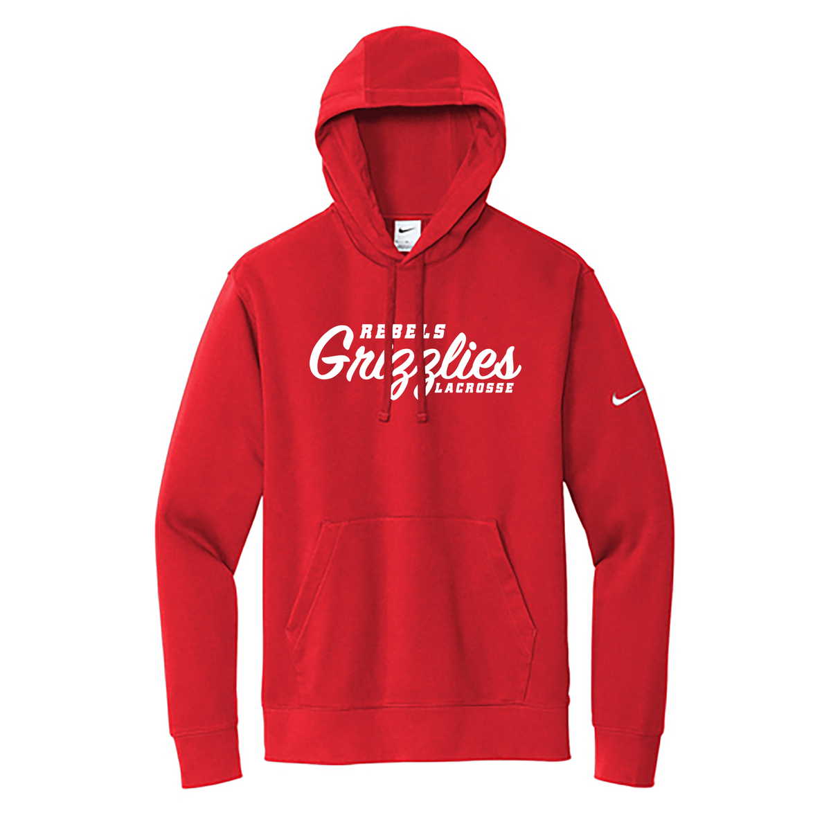 Rebels Grizzlies Nike Fleece Swoosh Hoodie