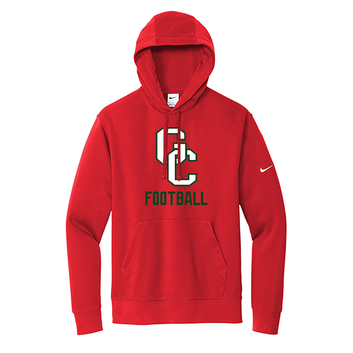 Glen Cove Football Nike Fleece Swoosh Hoodie