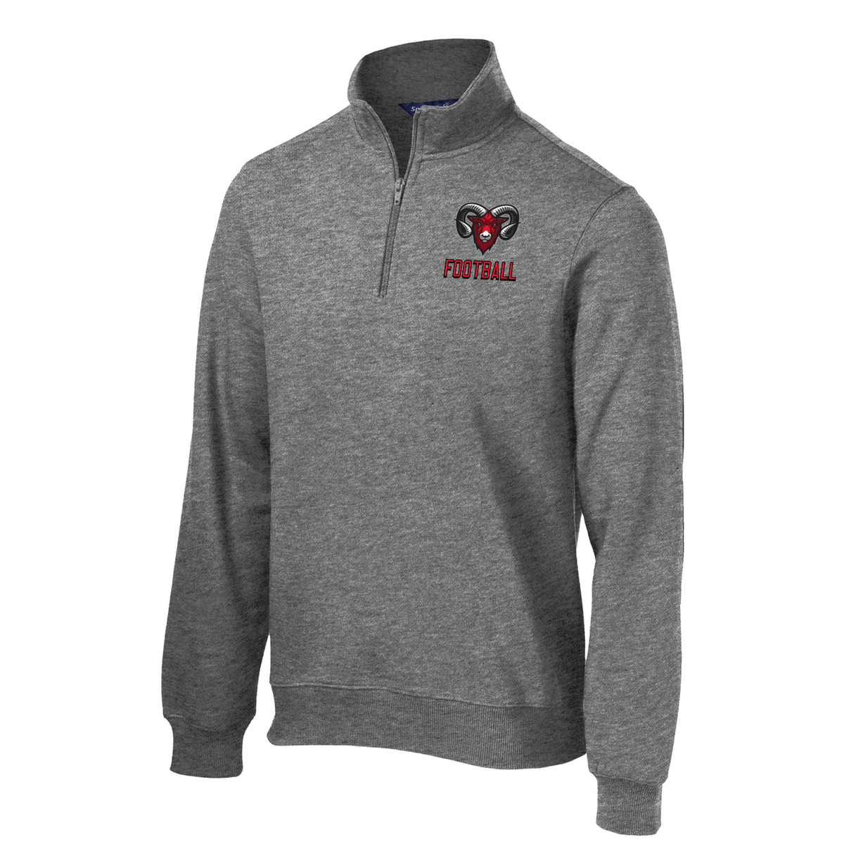 DC Rams Football 1/4 Zip Fleece