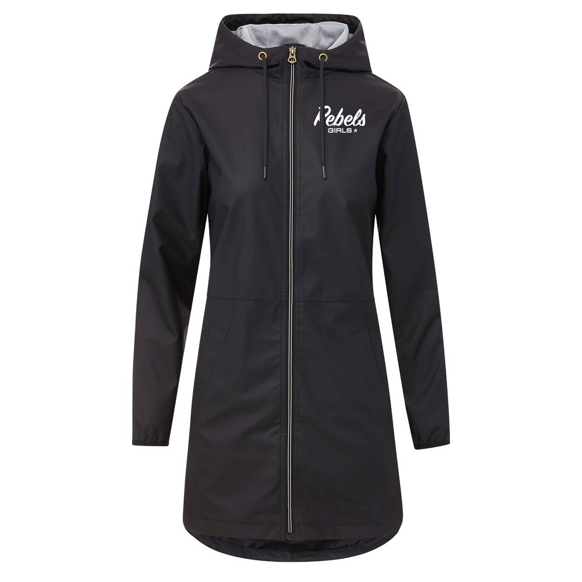 Rebels LC Girls Lacrosse Vintage Rain Jacket