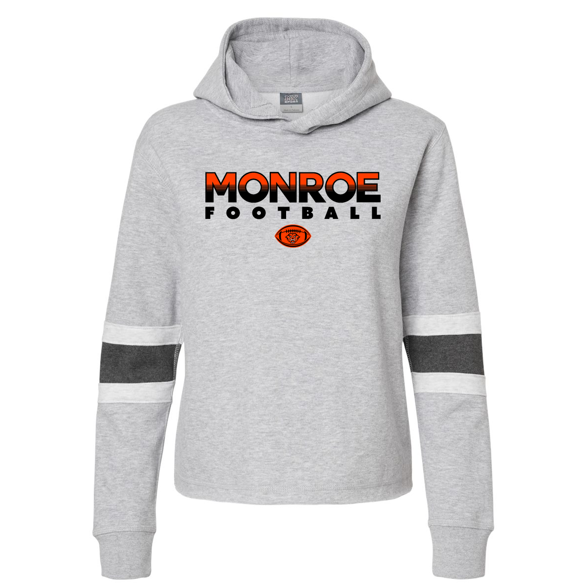 Monroe HS Football Women's Sueded Fleece Thermal Lined Hooded Sweatshirt