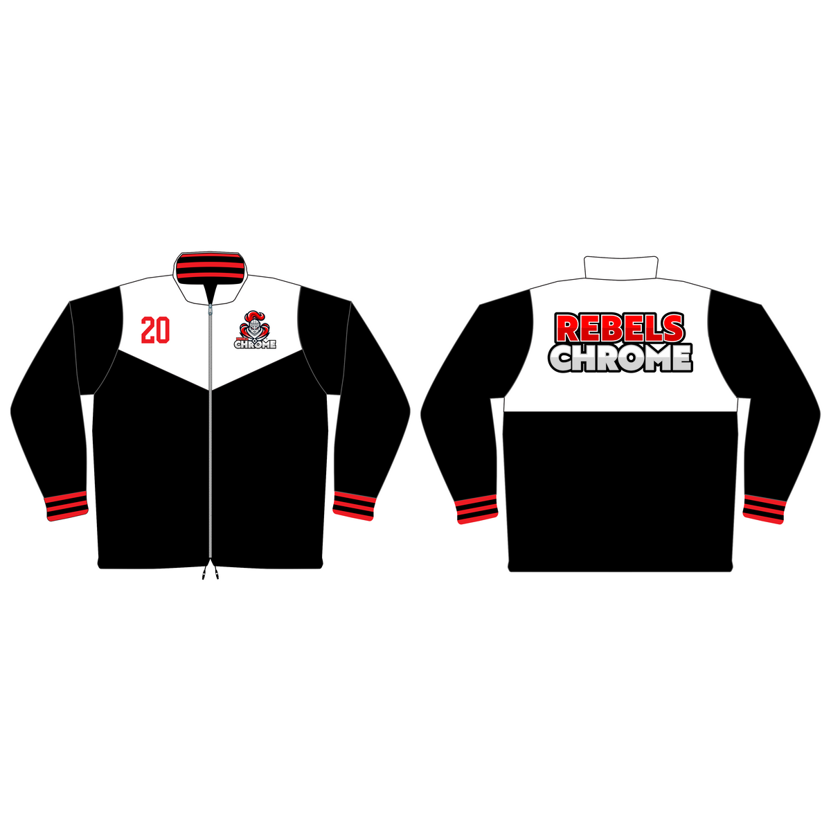 Rebels Chrome Blatant Legend Jacket - White