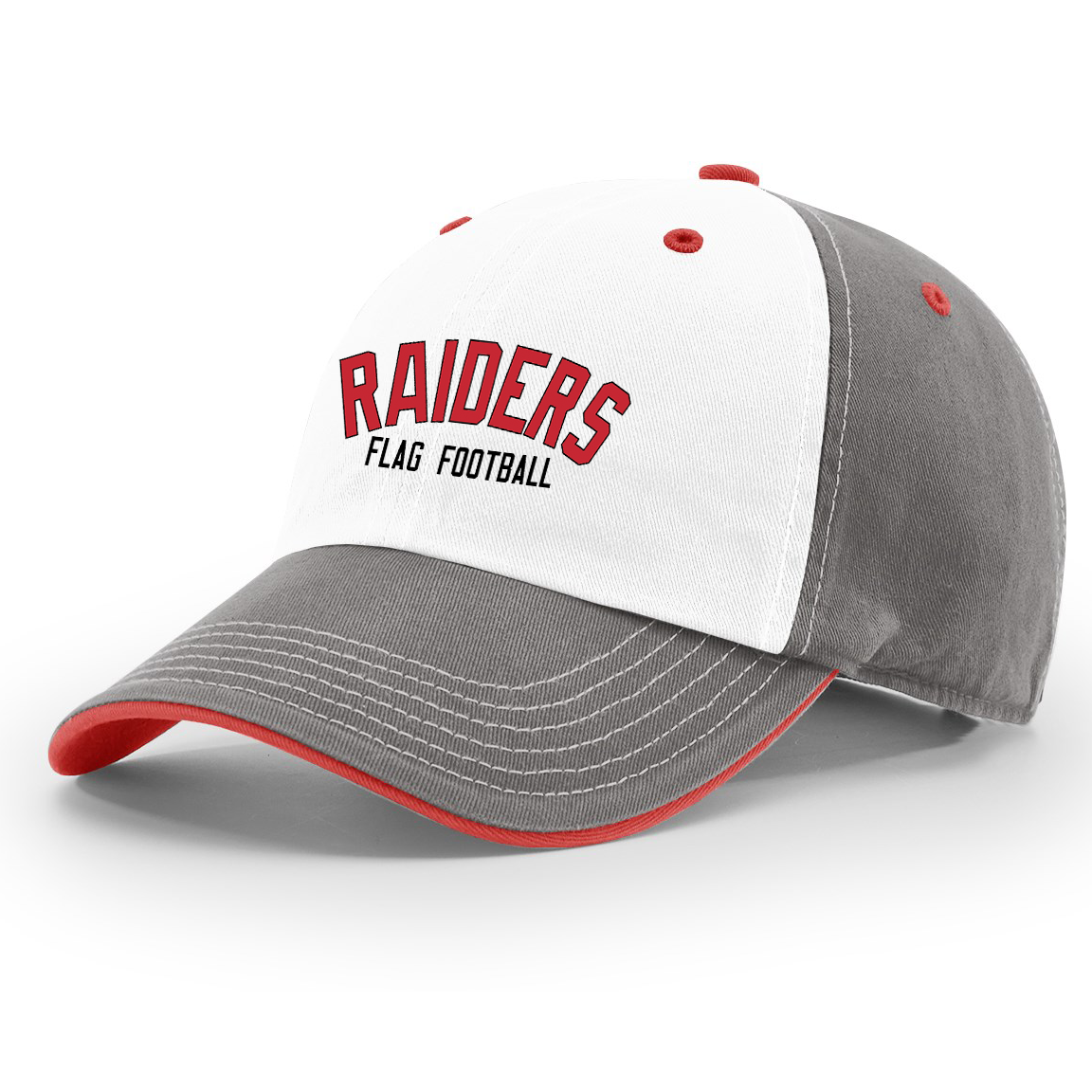 PM Raiders Flag Football Washed Cap