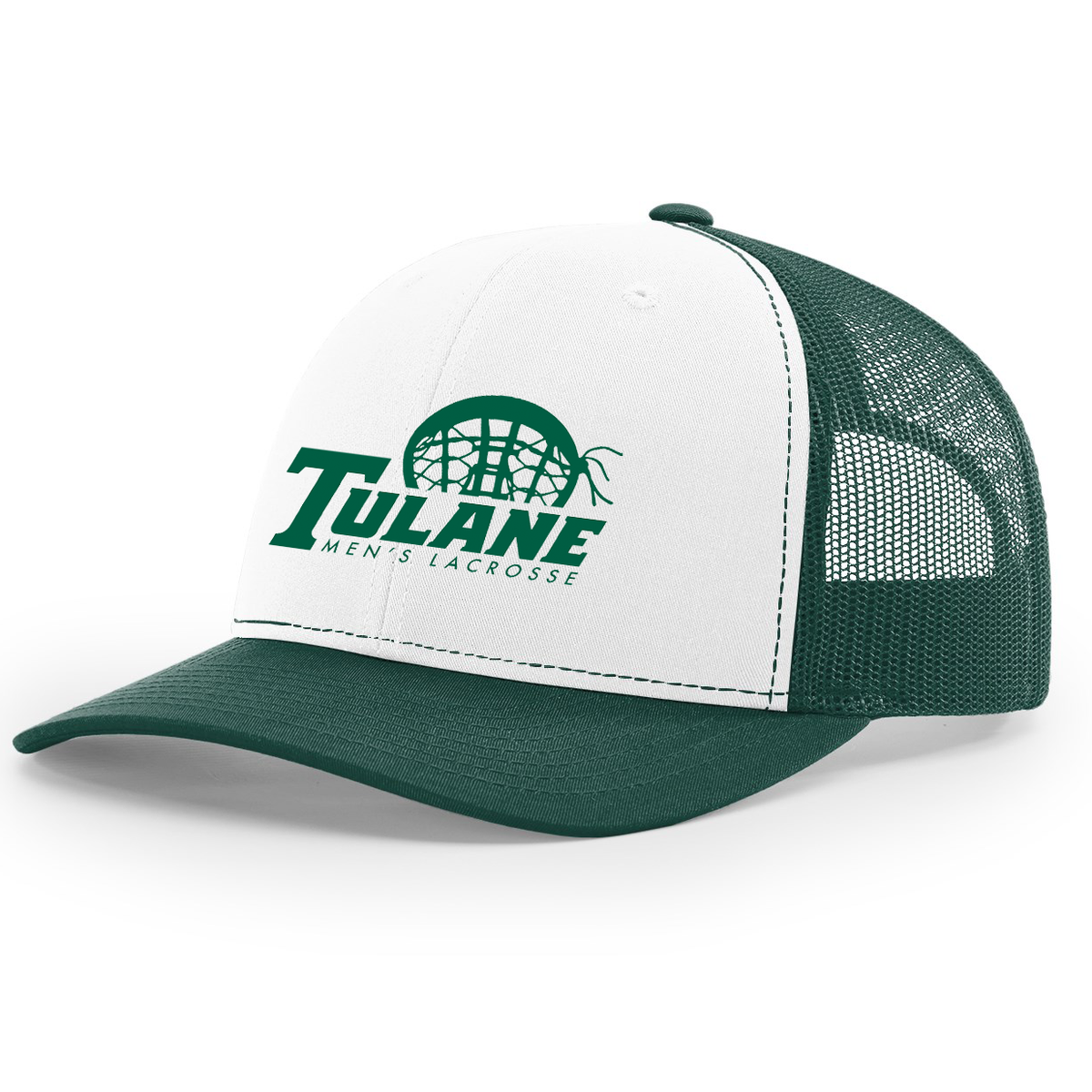 Tulane Mens Club Lacrosse Snapback Trucker Cap