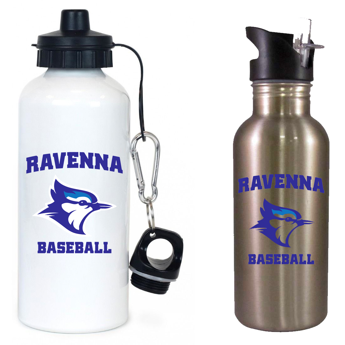 Ravenna Baseball Team Water Bottle