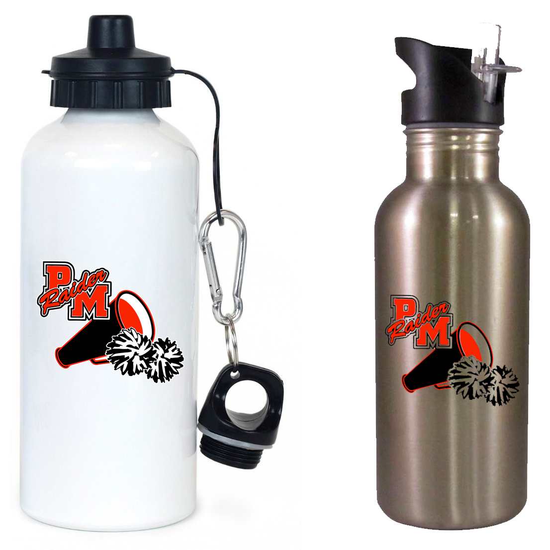 Raiders Youth Cheer Team Water Bottle