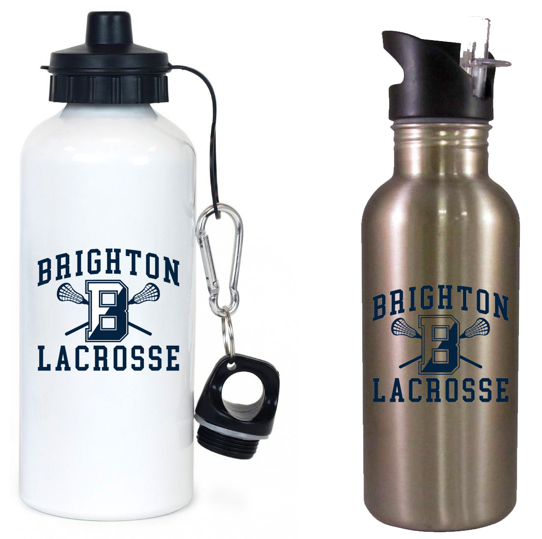 Brighton Bruins HS Lacrosse Team Water Bottle