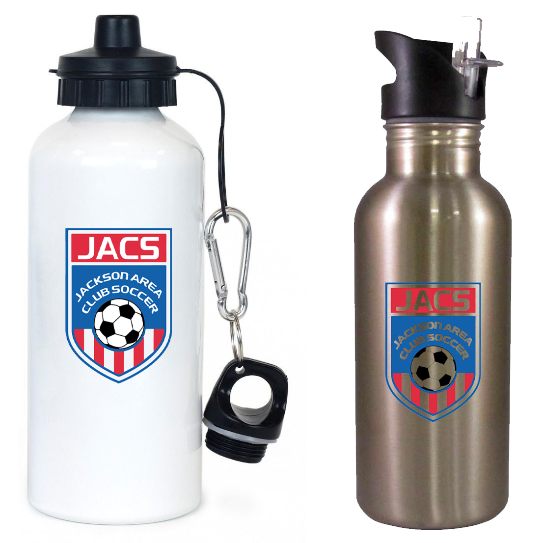 JACS Soccer Team Water Bottle