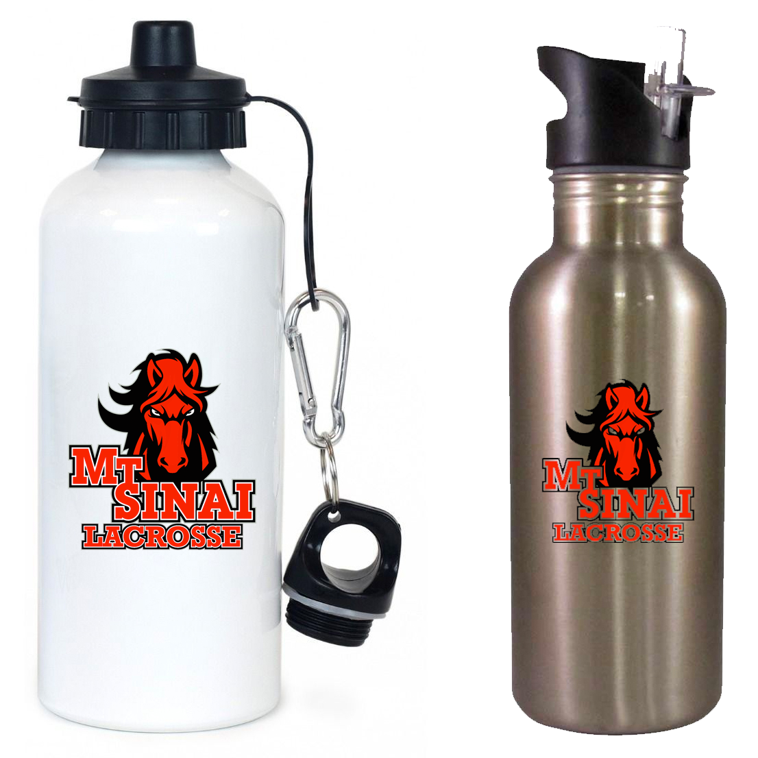 Mount Sinai Lacrosse Team Water Bottle