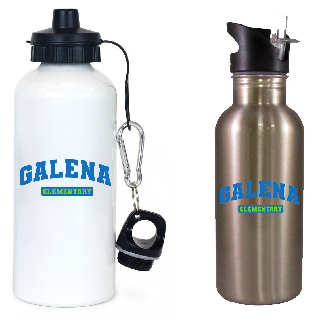 Galena Elementary School Water Bottle