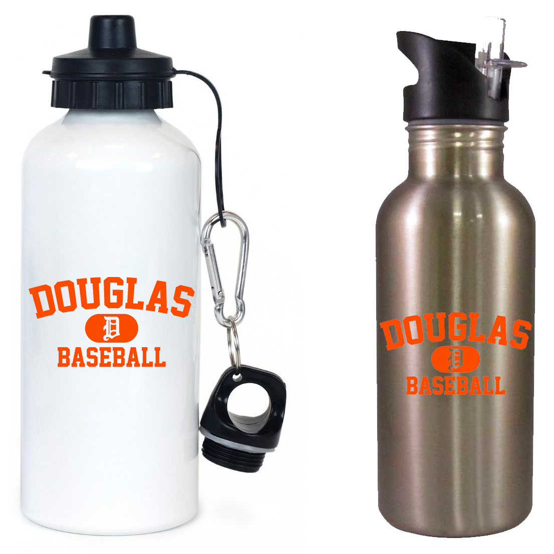 Douglas HS Baseball Team Water Bottle