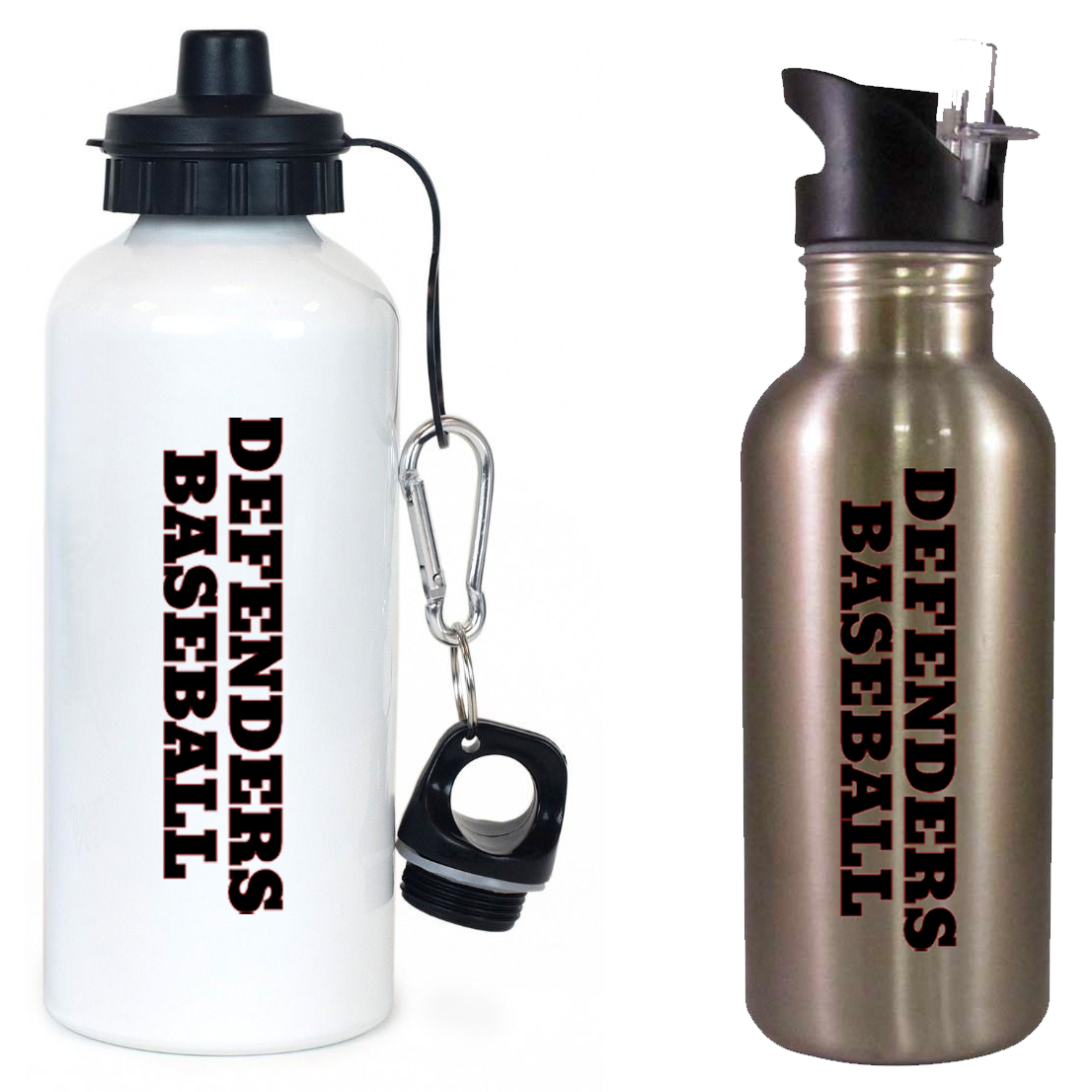 Defenders Baseball Team Water Bottle