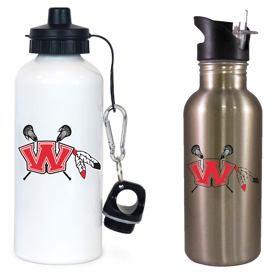 Weston Warrior Lacrosse Club Team Water Bottle