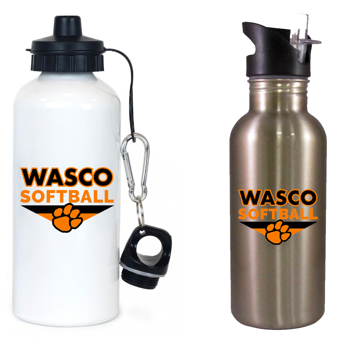 Wasco HS Softball Team Water Bottle