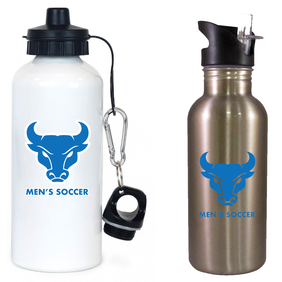 UB Mens Club Soccer Team Water Bottle