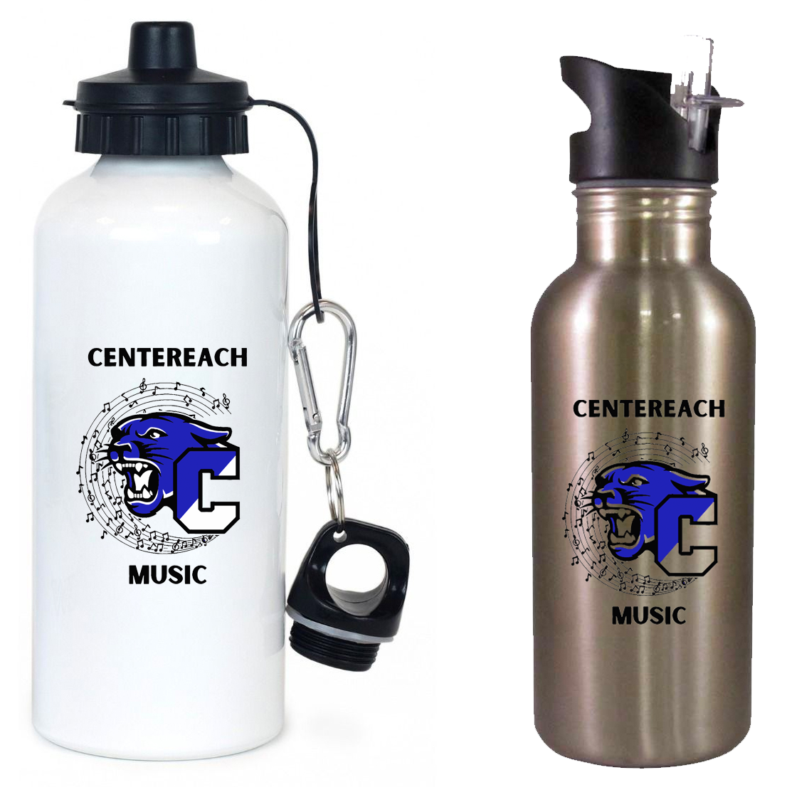 Centereach Music Team Water Bottle