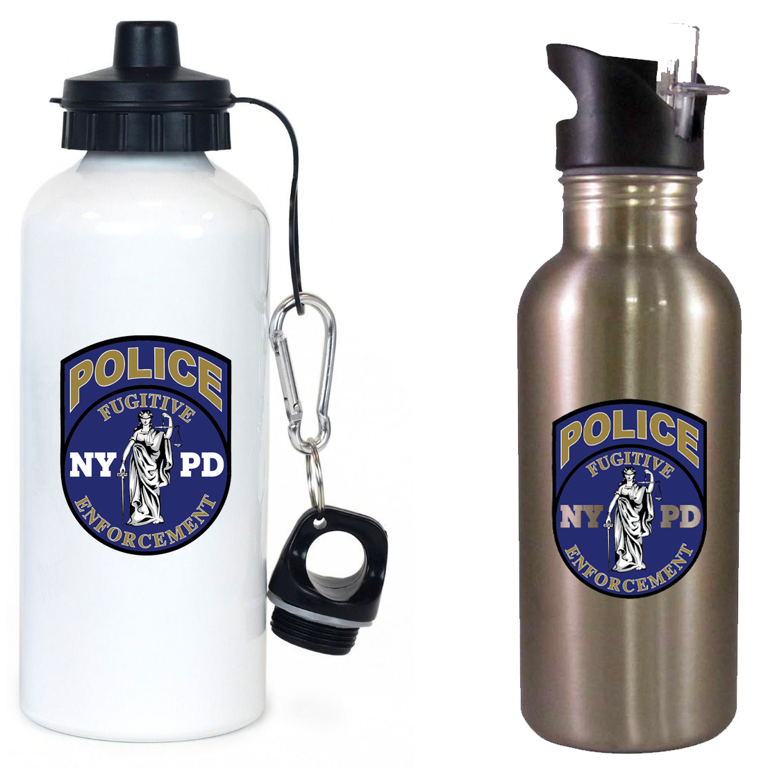 NYPD Warrant Section Team Water Bottle