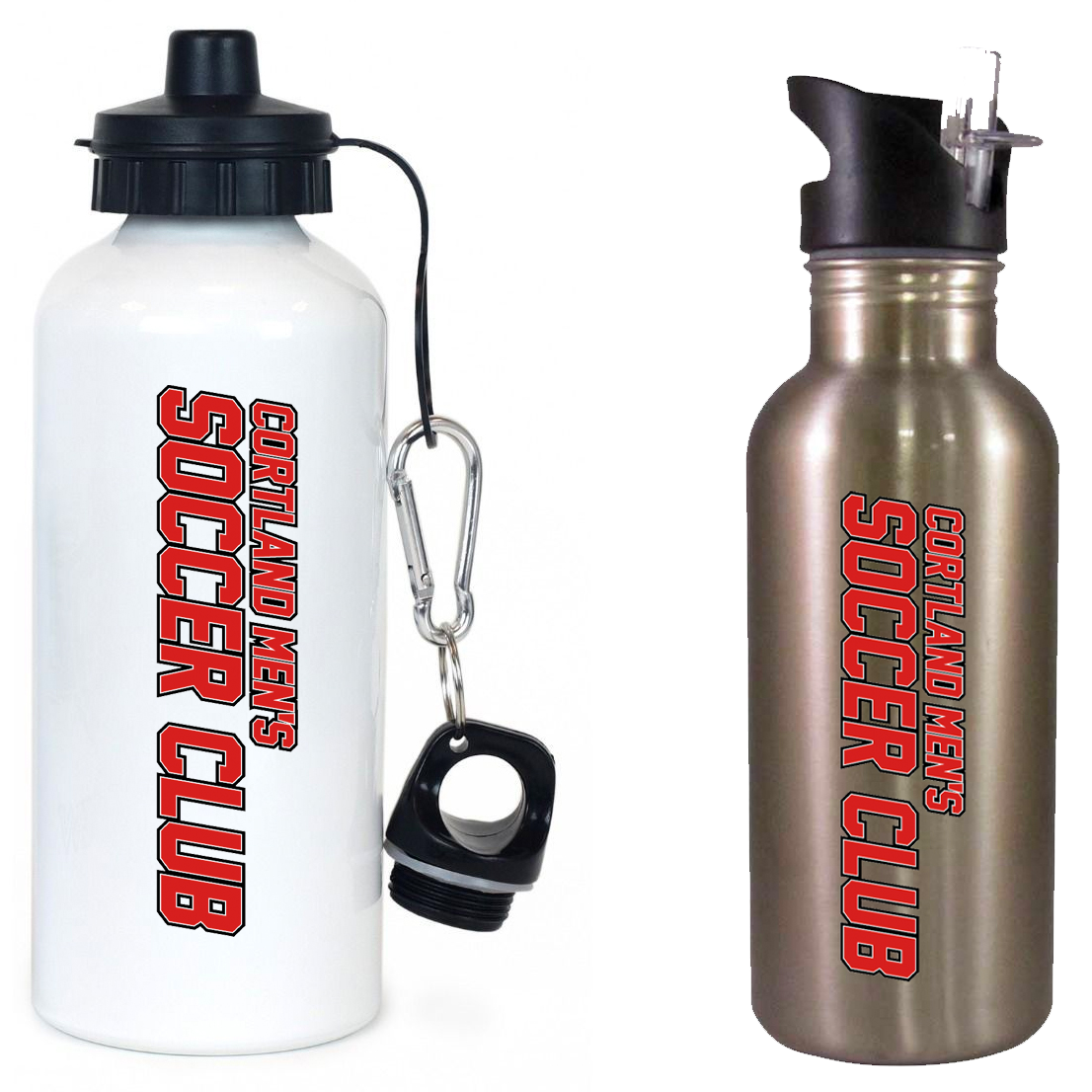Cortland Club Soccer Team Water Bottle