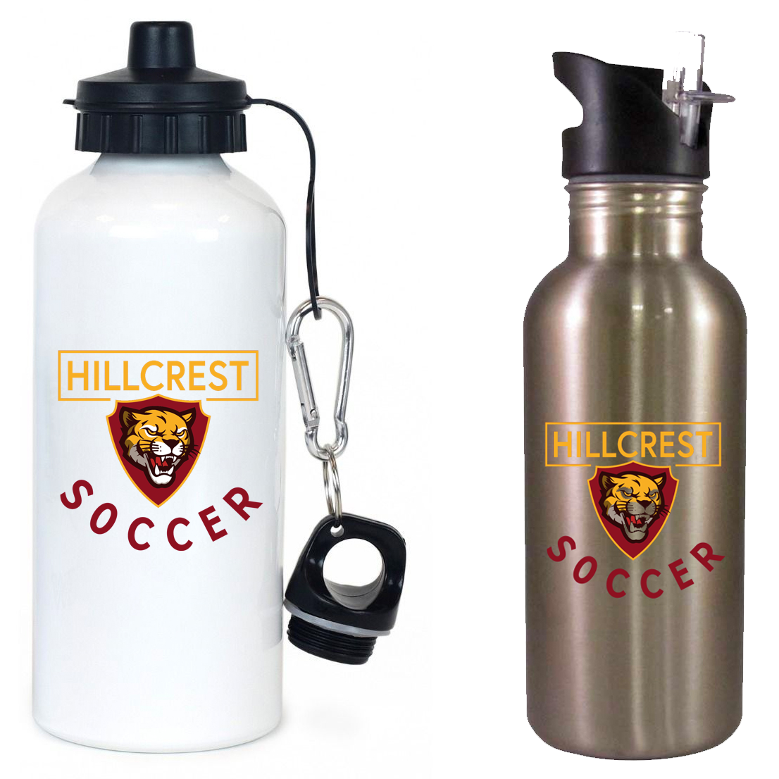 Hillcrest Soccer Team Water Bottle