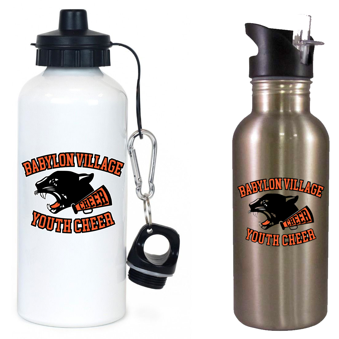 Babylon Village Cheer Team Water Bottle