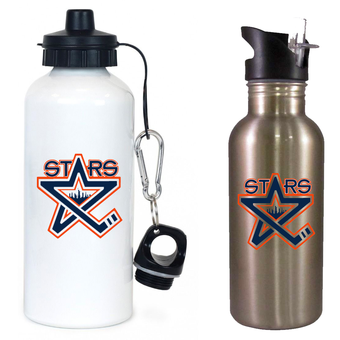 New York Stars Hockey Team Water Bottle