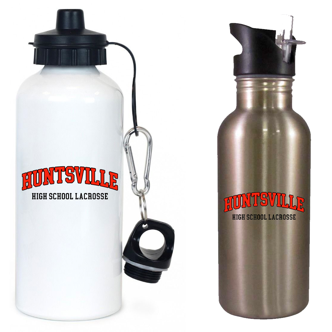 Huntsville HS Lacrosse Team Water Bottle