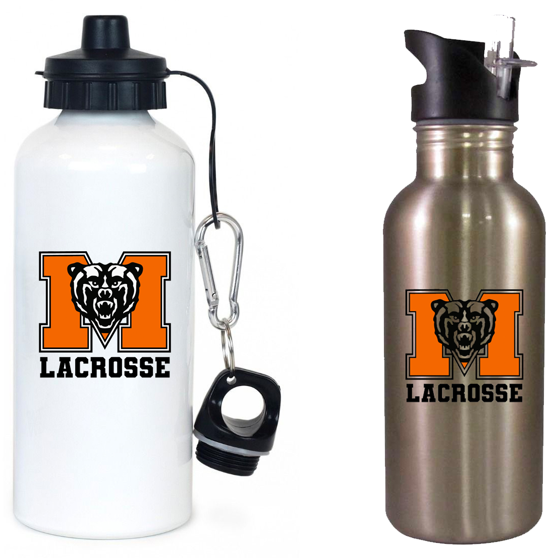 Mercer University Men's Lacrosse Team Water Bottle