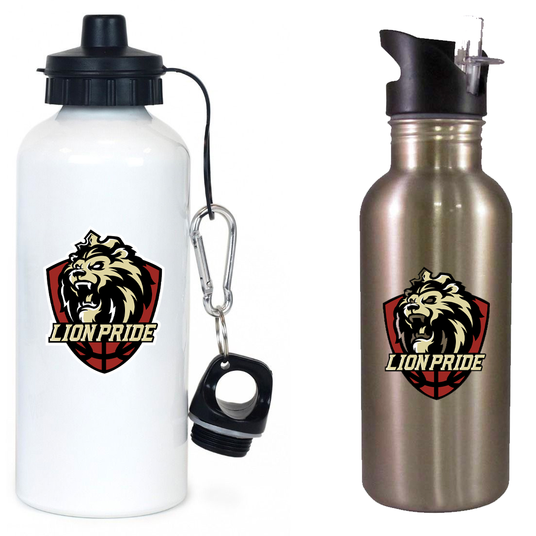 Delaware Pride Lions Basketball Team Water Bottle