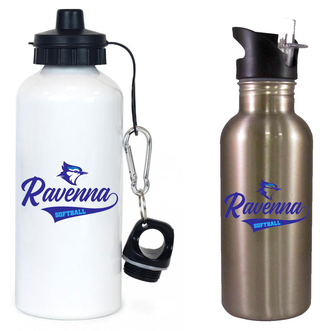 Ravenna Softball Team Water Bottle