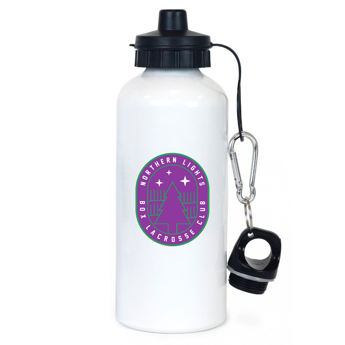 Northern Lights Box Lacrosse Team Water Bottle