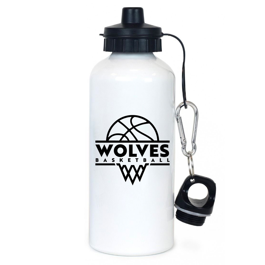 Wolves Basketball Team Water Bottle