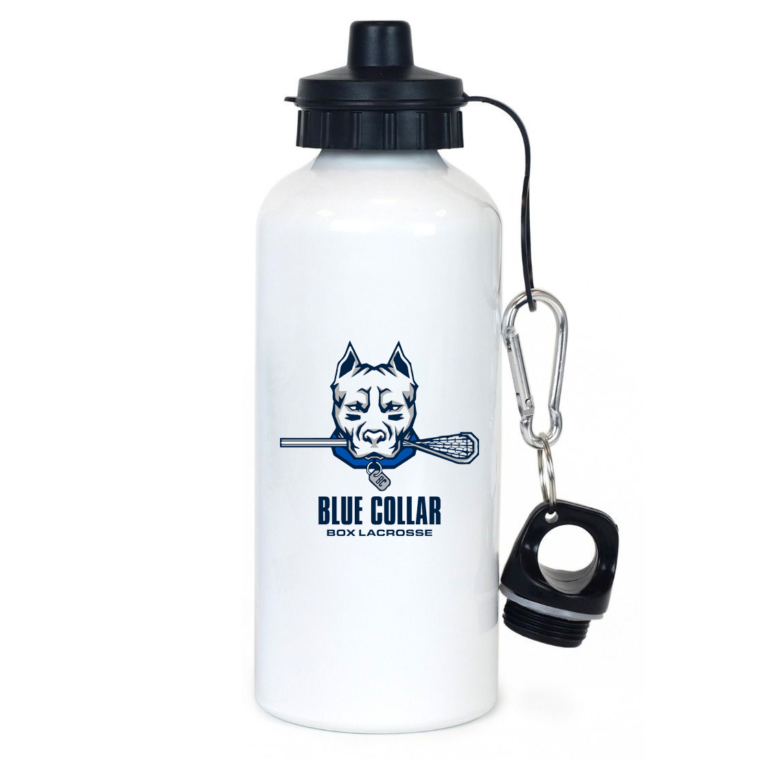 Blue Collar Box Lacrosse Team Water Bottle