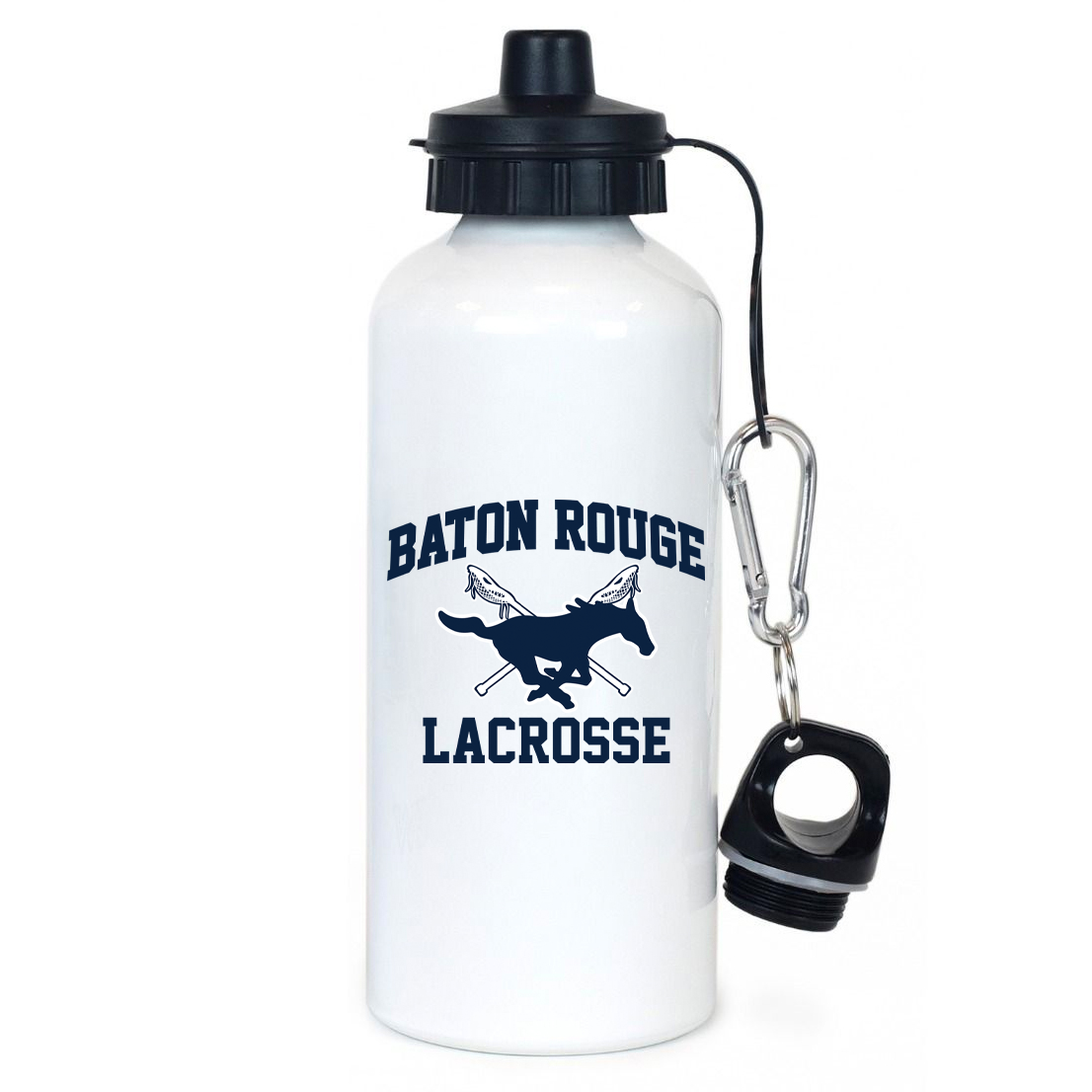 Baton Rouge Mustangs Lacrosse Team Water Bottle