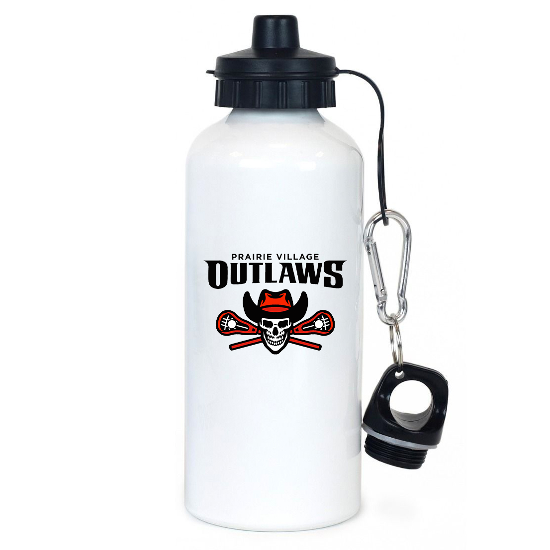 Prairie Village Outlaws Lax Water Bottle