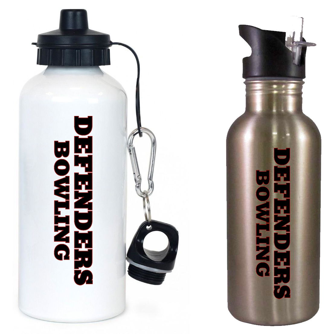 Defenders Bowling Team Water Bottle